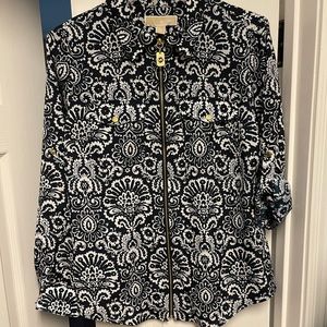 Michaels Kors dress shirt with sleeve worn 2 ways